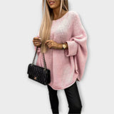 Izabel - Eleganten ženski pulover z okroglim ovratnikom