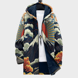 Kalina - Luksuzen pulover na gumbe, navdihnjen z umetnostjo