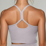 Airsoft Racerback Top Vaaleanharmaa
