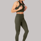Elevate All Day Ultra High Rise 7/8 Leggings Olive Green