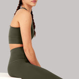 Elevate All Day Ultra High Rise 7/8 Leggings Olive Green