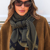Imperial Scarf | Olive Combo | French Laundry Scarf