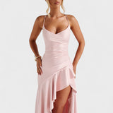 Valentina – Gala-mekko halkiolla
