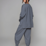 Supersoft Cuffed Sweatpant Indigo
