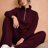 Supersoft Polu Zip Huppari Musta Kirsikka