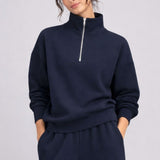 Supersoft polzadrga Hoodie mornarsko modra