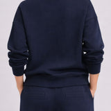 Supersoft polzadrga Hoodie mornarsko modra