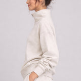 Supersoft Half Zip Sweatshirt Oat Marl
