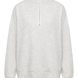 Supersoft Half Zip Sweatshirt Oat Marl