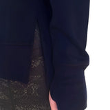 Supersoft Longline Huppari Tummansininen