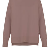 Supersoft Longline Sweatshirt Taupe